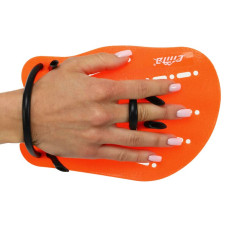 Лопатки для плавання FitGo S помаранчевий, код: PL-6392_SOR