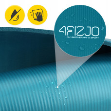 Килимок для йоги та фітнесу 4Fizjo NBR 1800x600x10 мм, блакитний, код: P-5905973406697