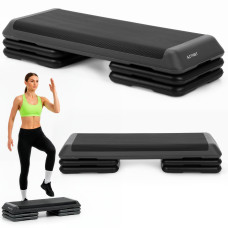 Степ-платформа 3-ступінчаста Actiget Pro 108 х 28.5 х 10-19.5 см ACT0121 Black/Grey, код: ACT0121