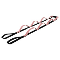 Стрічка еластична з петлями для розтяжки Record Stretch Strap 11 петель, рожевий, код: FI-6906-S52