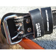 Пояс для важкої атлетики Power System Power XXL шкіряний, чорний, код: PS-3100_2XL_Black