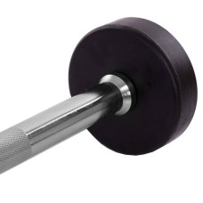 Штанга фіксована пряма обрезиненная Zelart Rubber Coated Barbell 5 кг, код: TA-2685-5-S52