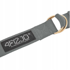 Ремінь для йоги 4Fizjo 3000х40 мм, сірий, код: P-5907739315380