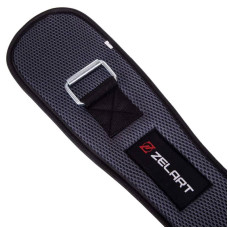 Пояс атлетичний посилений регульований Zelart L сірий, код: SB-165411_L-S52