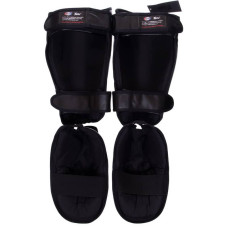 Захист для гомілки та стопи Fairtex L Муай Тай, ММА, Кікбоксинг чорний, код: SP7_L-S52