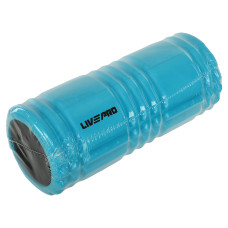 Ролер масажний циліндр (ролик мфр) Grid 3D Roller EVA LiveUp 33см, синій, код: LP8231
