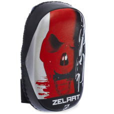 Макивара тай-пед Zelart 335x200x110 мм, чорний-синій, код: BO-1318_BKBL-S52