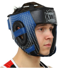 Шолом боксерський в мексиканському стилі PVC Top King L, синій, код: TPK012_LBL