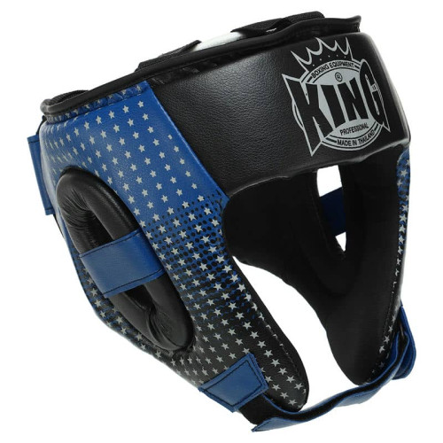 Шолом боксерський в мексиканському стилі PVC Top King L, синій, код: TPK012_LBL