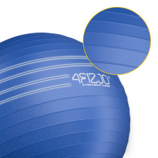 М"яч для фітнесу (фітбол) 4Fizjo 75 см Anti-Burst Blue, код: P-5907739316363