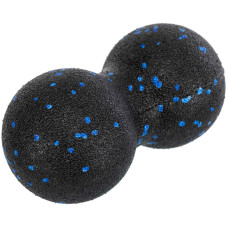 Йога ролер набір FitGo 3 в 1 (ролер, м"яч масажний, м"яч подвійний Duoball), чорний-синій, код: FI-1061_BKBL