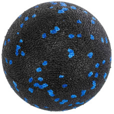 Йога ролер набір FitGo 3 в 1 (ролер, м"яч масажний, м"яч подвійний Duoball), чорний-синій, код: FI-1061_BKBL