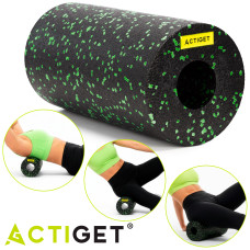 Масажний ролик Actiget EPP 29.5 x 15 см (валик, роллер) Black/Green, код: ACT0094