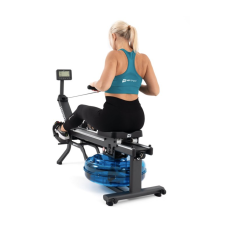 Гребний тренажер Hop-Sport HS-160WR Hydro з водним опором + мат, код: 5902308228832