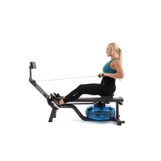 Гребний тренажер Hop-Sport HS-160WR Hydro з водним опором + мат, код: 5902308228832
