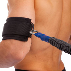 Повідець-амортизатор для рук FitGo Arm Training довжина-1,4м, чорний-сірий, код: FB-3122-S52