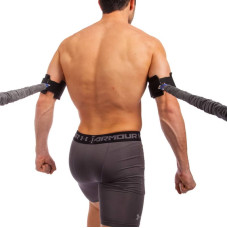 Повідець-амортизатор для рук FitGo Arm Training довжина-1,4м, чорний-сірий, код: FB-3122-S52