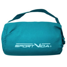 Килимок акупунктурний з валиком SportVida Аплікатор Кузнєцова 660x400 мм Turquoise/Turquoise, код: SV-HK0283