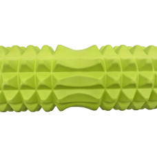 Масажний ролик EasyFit Grid Roller v.1.2, 330х130 мм, салатовий, код: EF-2022-GN-EF