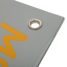Килимок для фітнесу та спорту PVC Mdbuddy 1750x610x8 мм, сірий, код: FI-2785