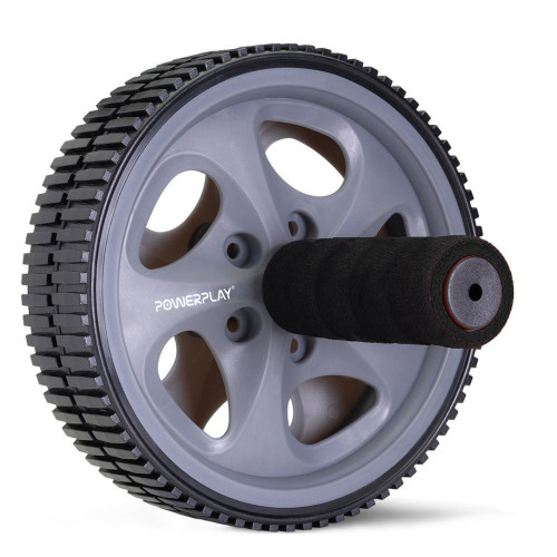 Колесо для преса PowerPlay Exercise Wheel 165 мм, сірий, код: PP_4345