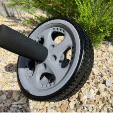 Колесо для преса PowerPlay Exercise Wheel 165 мм, сірий, код: PP_4345