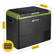 Холодильник туристичний компресорний Mountain Goat Liberty 45.3 л електричний, переносний Black/Olive, код: P-5905973404914