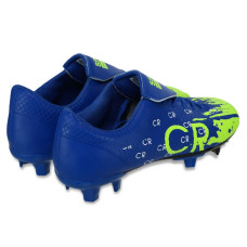 Бутси футбольні CR7 Sport розмір 41, синій-салатовий, код: 6001-40-45_41BL