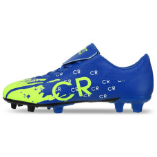 Бутси футбольні CR7 Sport розмір 41, синій-салатовий, код: 6001-40-45_41BL