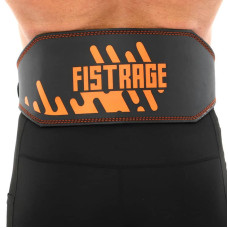 Пояс атлетичний шкіряний Fistrage L чорний, код: VL-8443_L
