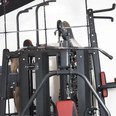 Ручка для верхньої тяги York Fitness 122см вигнута з гумовими рукоятками, хром, код: 00014961361605