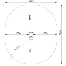 Пластикова гойдалка на пружині InterAtletika Заєць 763х295х961 мм, код: TE251PE-SM