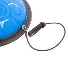 Балансировочная платформа з еспандерами FitGo Bosu синій, код: FI-1926_BL