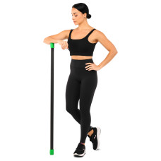 Бодібар Zelart Body Bar 4 кг, чорний-зелений, код: FI-4780-4