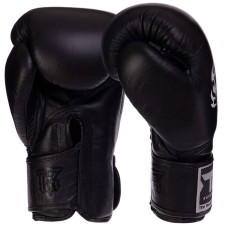 Рукавички боксерські Top King Super шкіряні 16 унцій, чорний, код: TKBGSV_16BK-S52