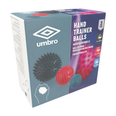Набір м'ячиків для масажу Umbro Massage Ball Set um-mbs-blrdblk 3 шт, синій, червоний, чорний, код: 2025012701149