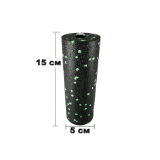 Масажний ролик EasyFit EPP 150х50 мм, салатовий, код:  EF-2041-GN-EF