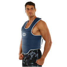 Захист корпусу (жилет) двостороння Boxer S (44-46), синій-червоний, код: 2038_SRBL