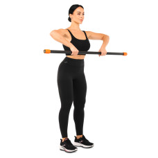 Бодібар Zelart Body Bar 3 кг, чорний-помаранчевий, код: FI-4780-3