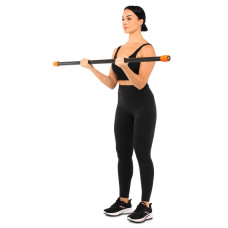 Бодібар Zelart Body Bar 3 кг, чорний-помаранчевий, код: FI-4780-3