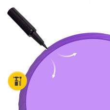 М"яч для фітнесу (фітбол) 4Fizjo 75 см Anti-Burst Violet, код: P-5905973404815