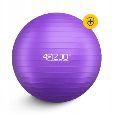 М"яч для фітнесу (фітбол) 4Fizjo 75 см Anti-Burst Violet, код: P-5905973404815