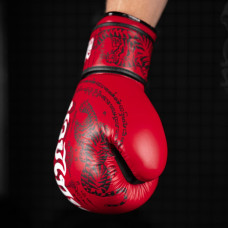 Боксерські рукавиці Phantom Muay Thai Red 12 унцій, код: PHBG2505-12