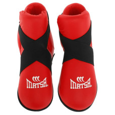 Фути захист ніг для єдиноборств Matsa S, червоний, код: EV-1977_SR