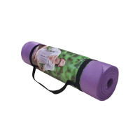 Килимок для фітнесу та йоги FitGo 1800х600х10мм, фіолетовий, код: 5415-15V-WS