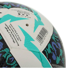 М"яч футбольний Soccermax Сrystal №5 PU, білий-м"ятний, код: FB-4168_WM