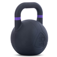 Гиря змагальна цільна чавунна пофарбована LiveUp 10кг, , код: LP8044-10-S52