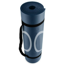 Коврик для йоги і фітнесу PowerPlay NBR Perfomance Mat 183x61x1.2 см, синій, код: PP_4151_Blue_1.2cm