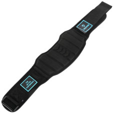 Пояс атлетичний текстильний LiveUp M, спинка-18см, чорний, код: LP8717_M