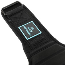 Пояс атлетичний текстильний LiveUp M, спинка-18см, чорний, код: LP8717_M